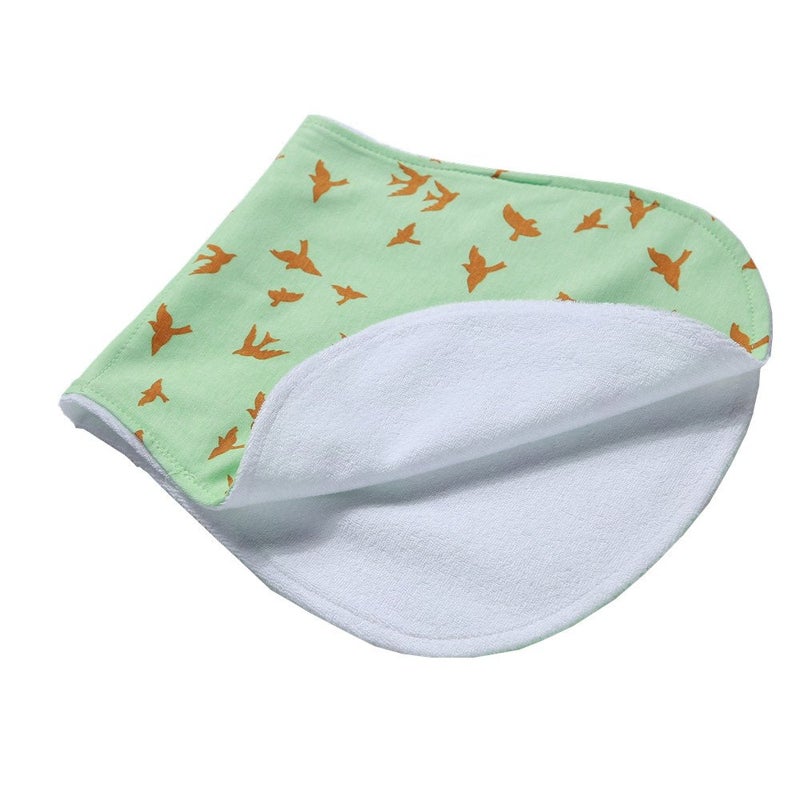 Arnzion Baby Burp Cloths Baby Burp Set Curved Absorbent and Soft Valuable 4 Pack - Image 4